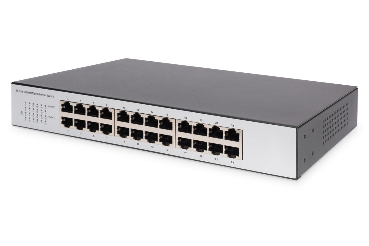 EU Product - Switch 24-Port 10/100           Unmanaged schwarz thumbnail
