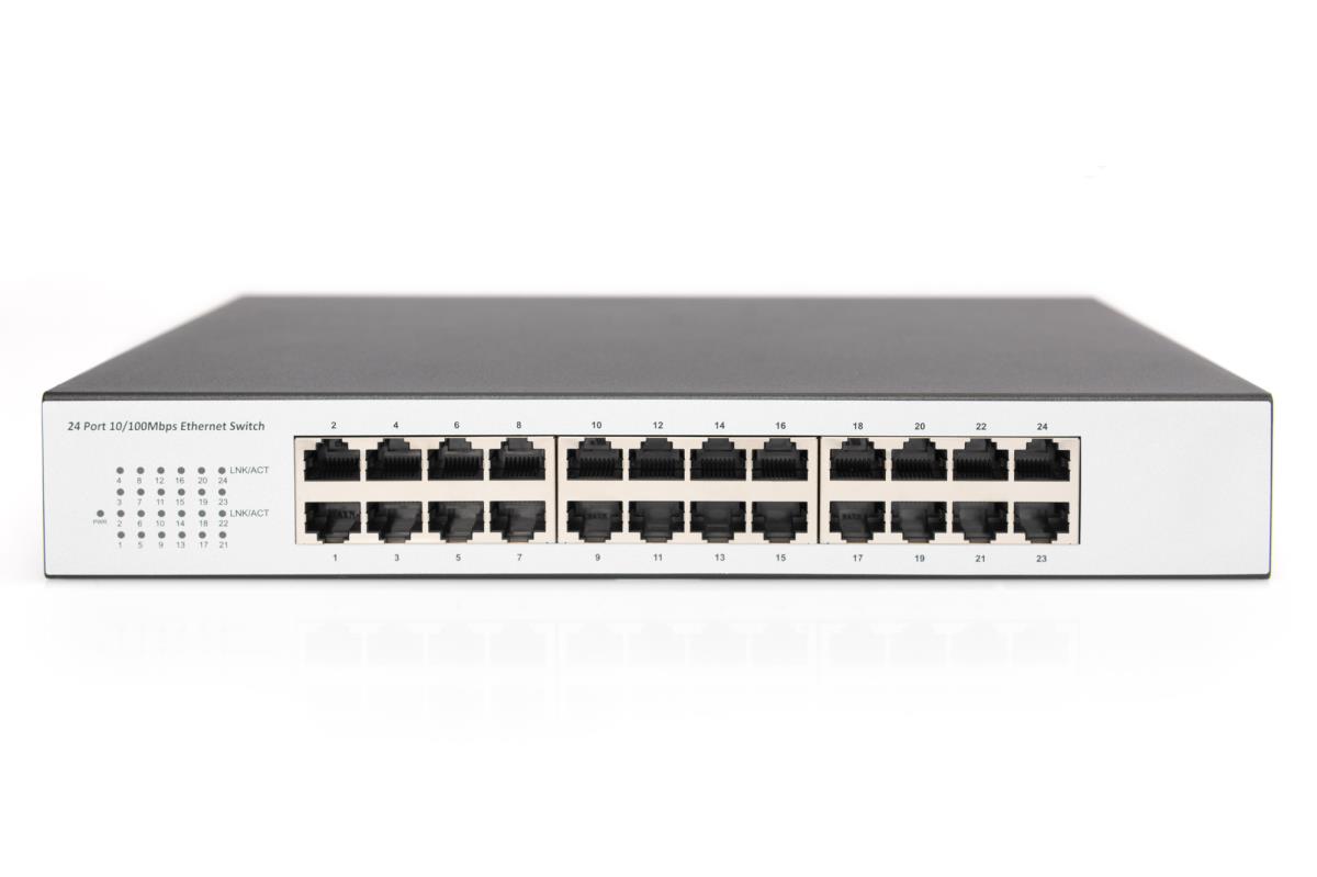 EU Product - Switch 24-Port 10/100           Unmanaged schwarz thumbnail