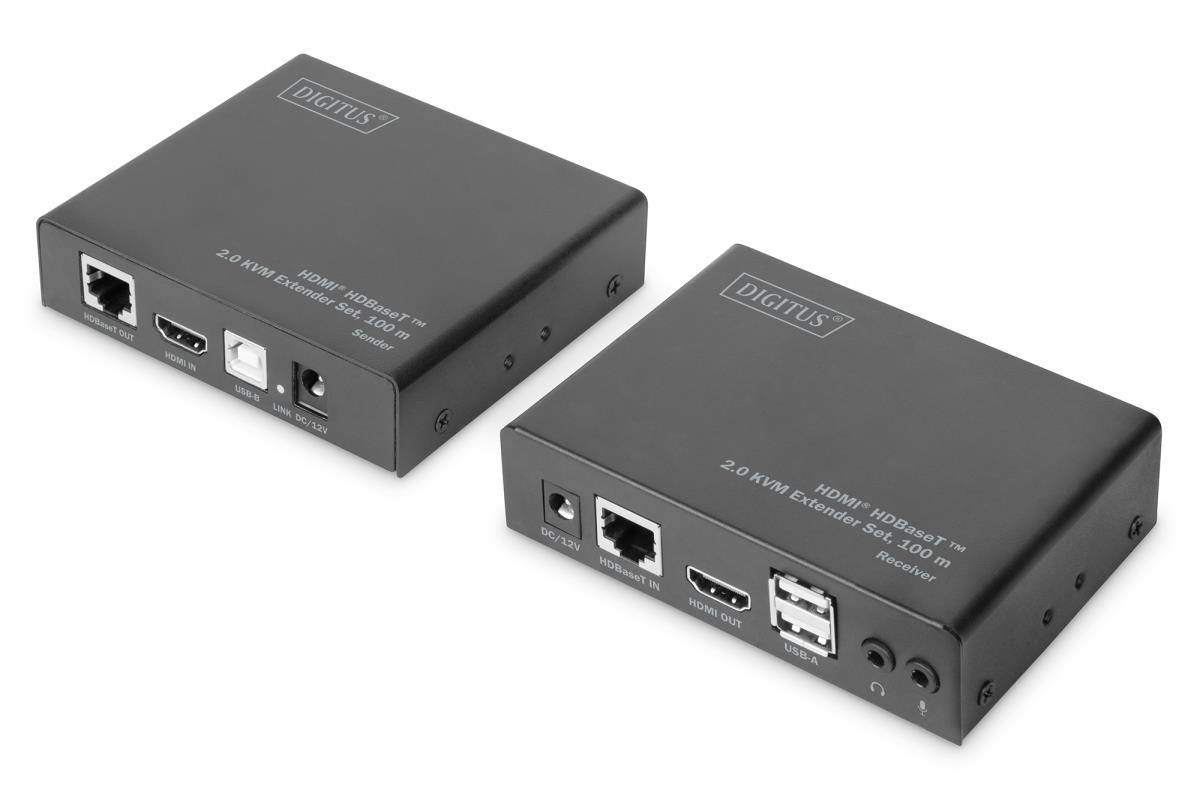 EU Product - HDMI HDBaseT 2.0 KVM Extender Set, 100 m thumbnail