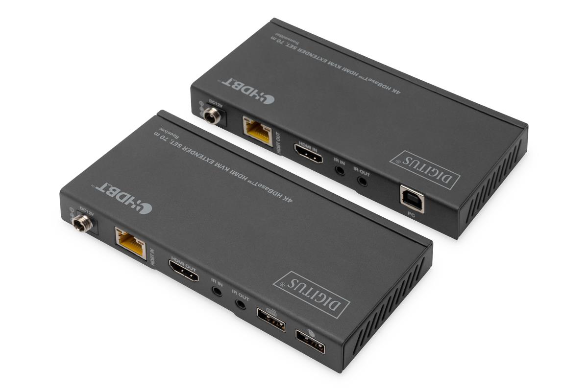 EU Product - 4K HDBaseT HDMI KVM extender set, 70 m thumbnail