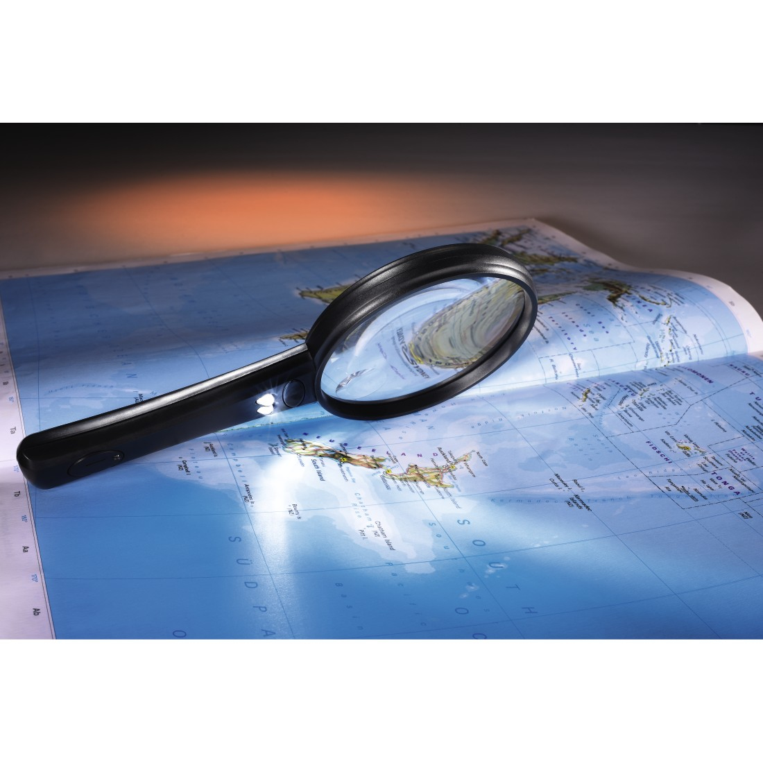 Hama Basic 90 LED magnifier 4x Black thumbnail