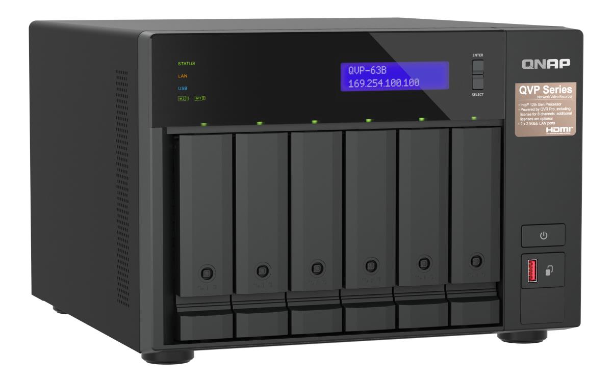 QVP-63B 8-CH 6 BAY NVR thumbnail