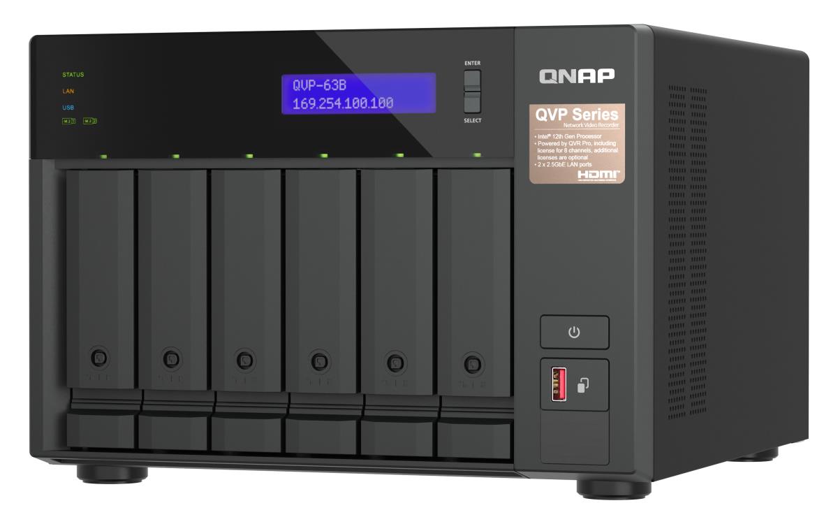 QVP-63B 8-CH 6 BAY NVR thumbnail