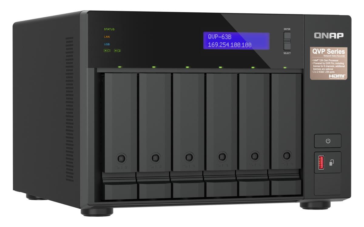 QVP-63B 8-CH 6 BAY NVR thumbnail