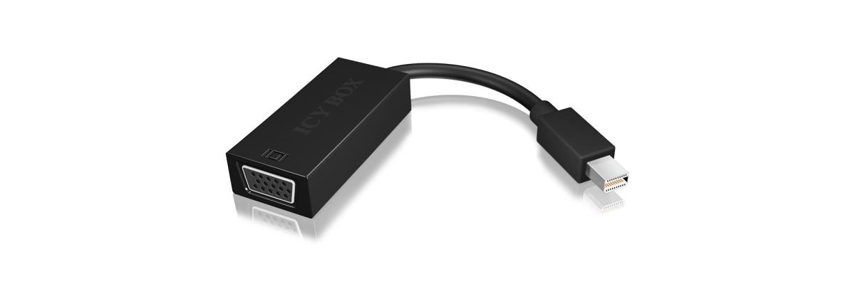 ICY BOX IB-AC504 VGA (D-Sub) Mini DisplayPort Black thumbnail