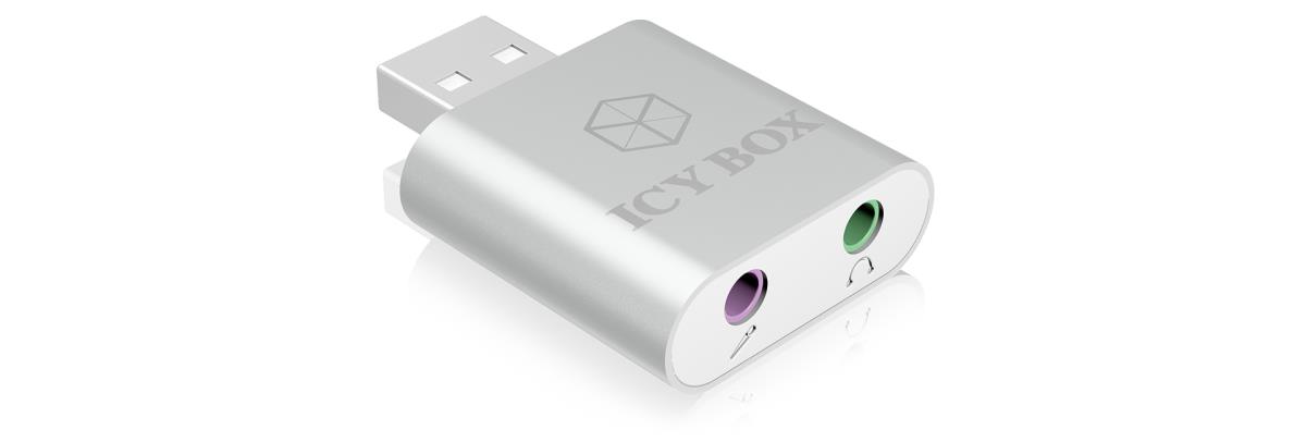 EU Product - Adapter USB To Microphone + Headphone thumbnail