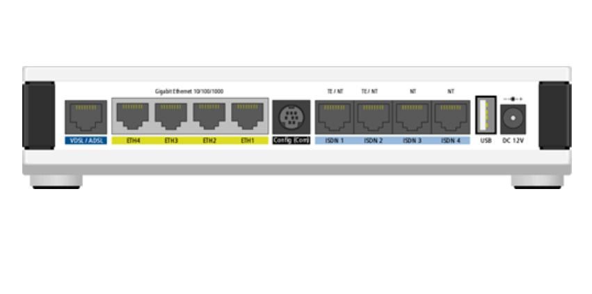 Lancom Systems 1784VA wired router Gigabit Ethernet Black, Silver thumbnail