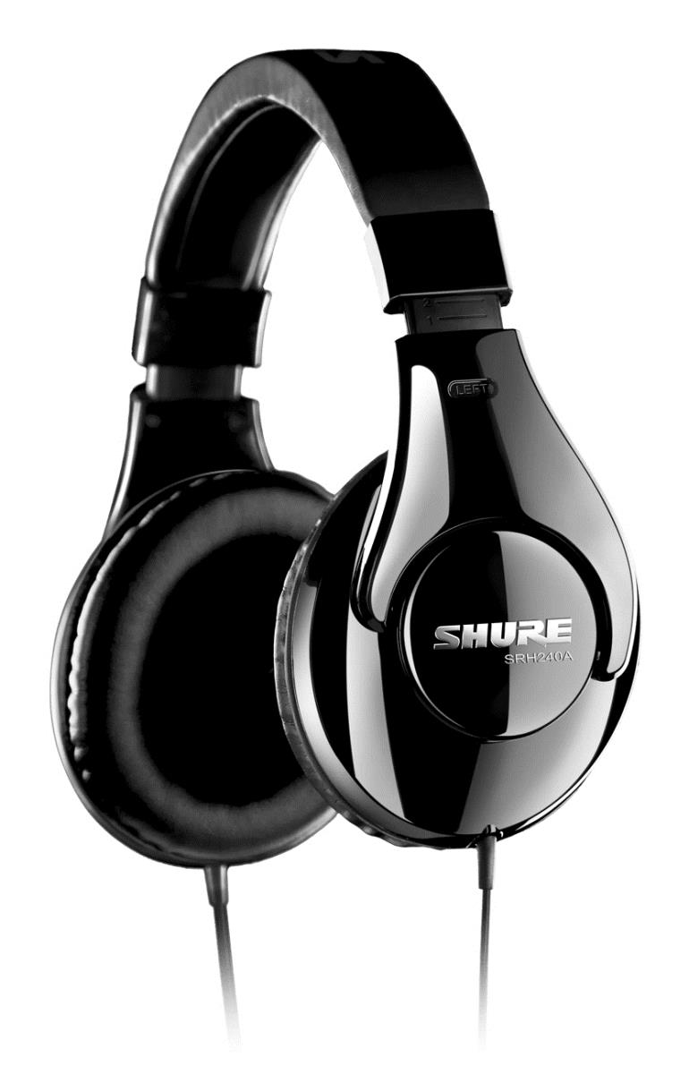 Shure SRH240A-EFS Headphones Wired Black thumbnail