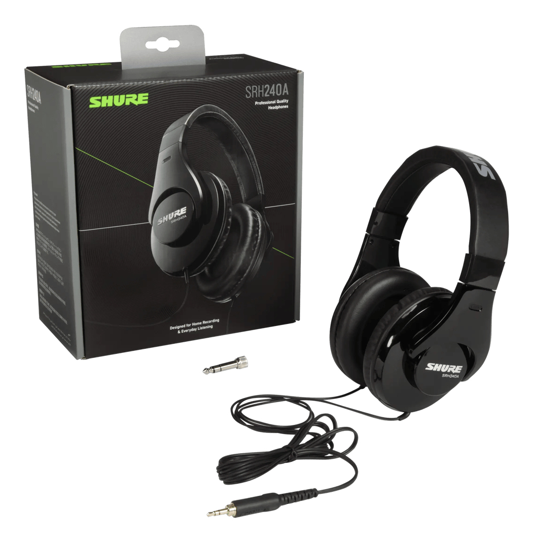 Shure SRH240A-EFS Headphones Wired Black thumbnail