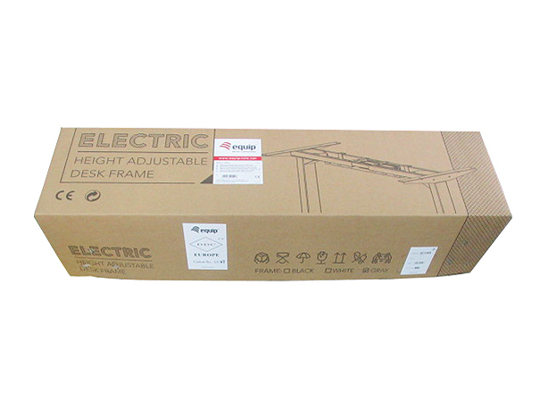 EU Product - Equip ERGO Electric Sit-Stand Desk Frame, Dual Motor, Grey thumbnail