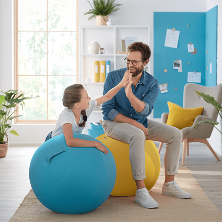 Ergo Cosy Sitting Ball Velvet Grey thumbnail