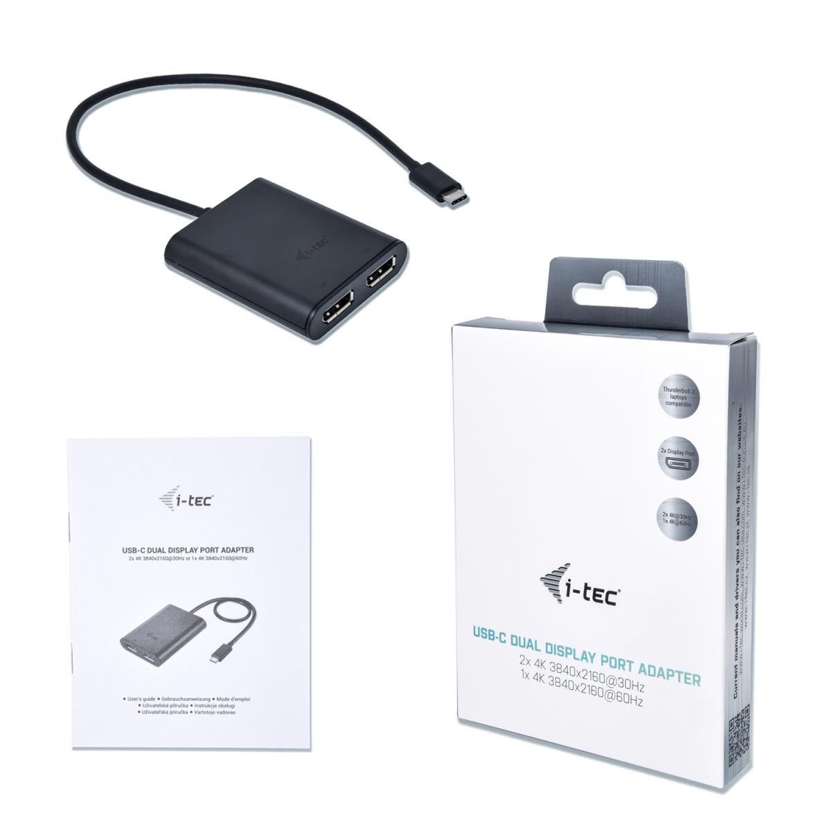 USB-C to Dual Display Port Ada C31DUAL4KDP thumbnail