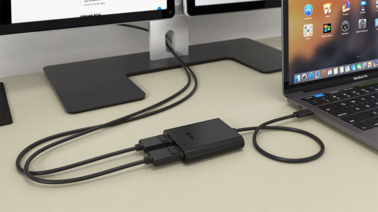 USB-C to Dual Display Port Ada C31DUAL4KDP thumbnail