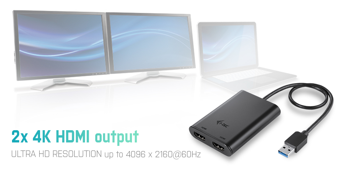 USB3.0 Dual 4k Hdmi Adaptor thumbnail