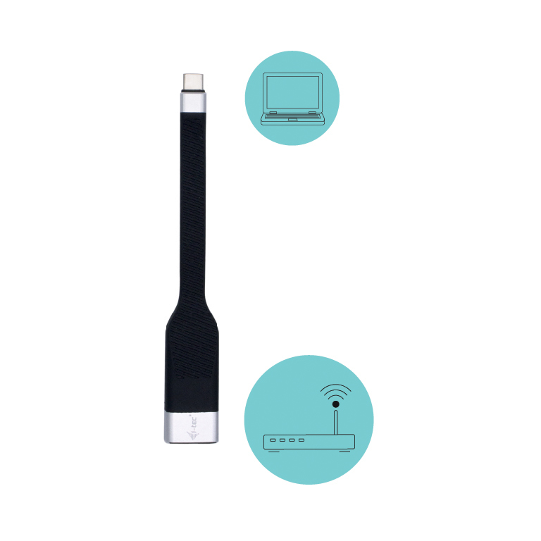 USB-c Flat Gigabit Ethernet Adapter thumbnail
