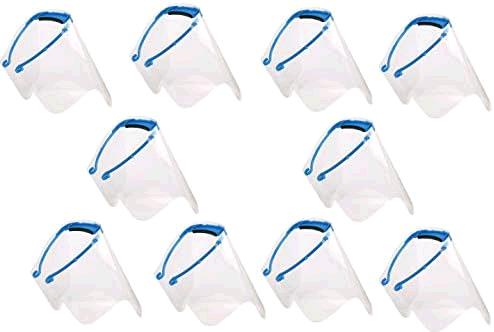 Folding Face Shield Box Of 10 Transparent thumbnail