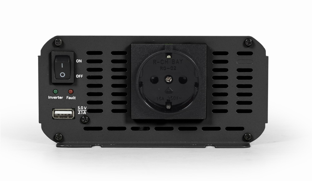 Gembird EG-PWC1200-01 power adapter/inverter Auto 1200 W Grey thumbnail