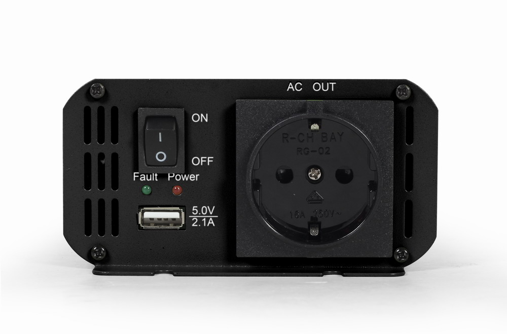 Gembird EG-PWC300-01 power adapter/inverter Auto 300 W Grey thumbnail
