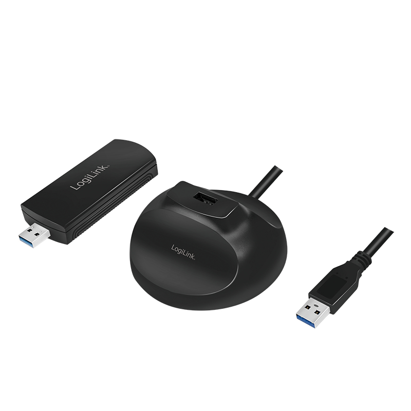 EU Product - WLAN USB3.0 Adapter 1900Mbps,2T2R, w/base thumbnail