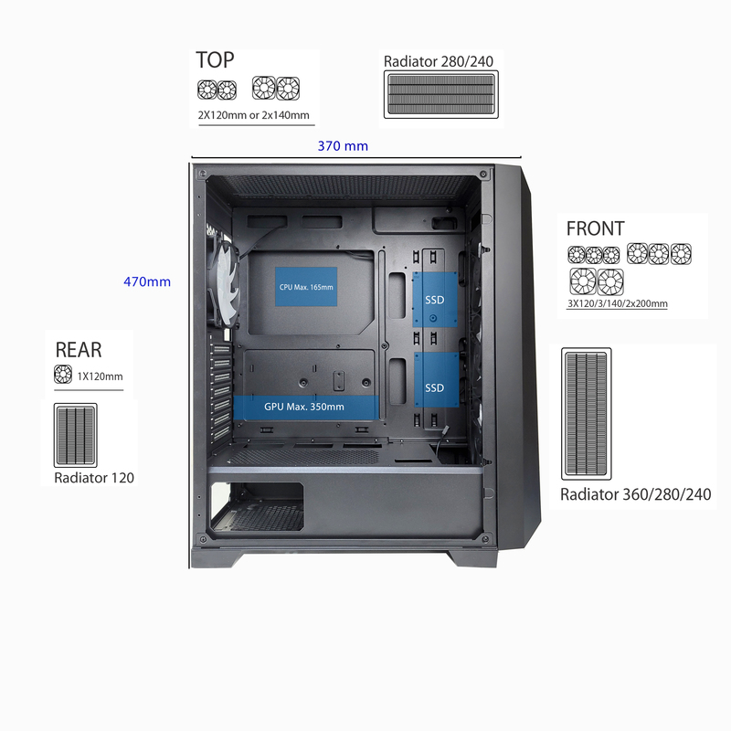 EU Product - Geh�use XILENT BREEZE Performance A+ X7         ARGB thumbnail