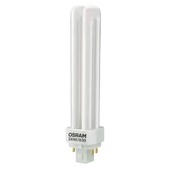 Osram DULUX fluorescent bulb 26 W GX24q-3 Warm white thumbnail