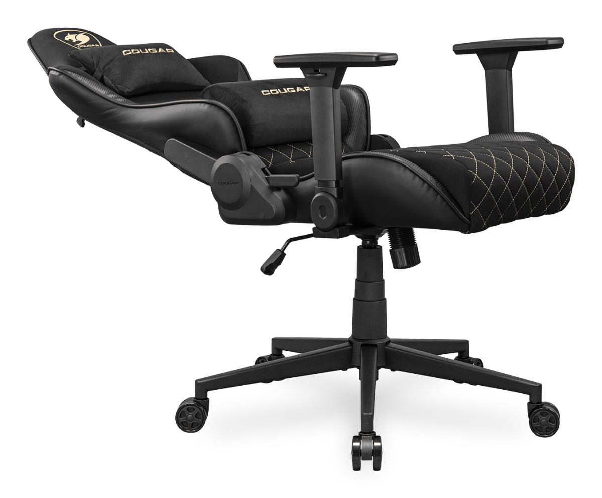 EU Product - Gaming-Stuhl Armor One V2 Gold F, PVC/Stoff, Schwarz thumbnail