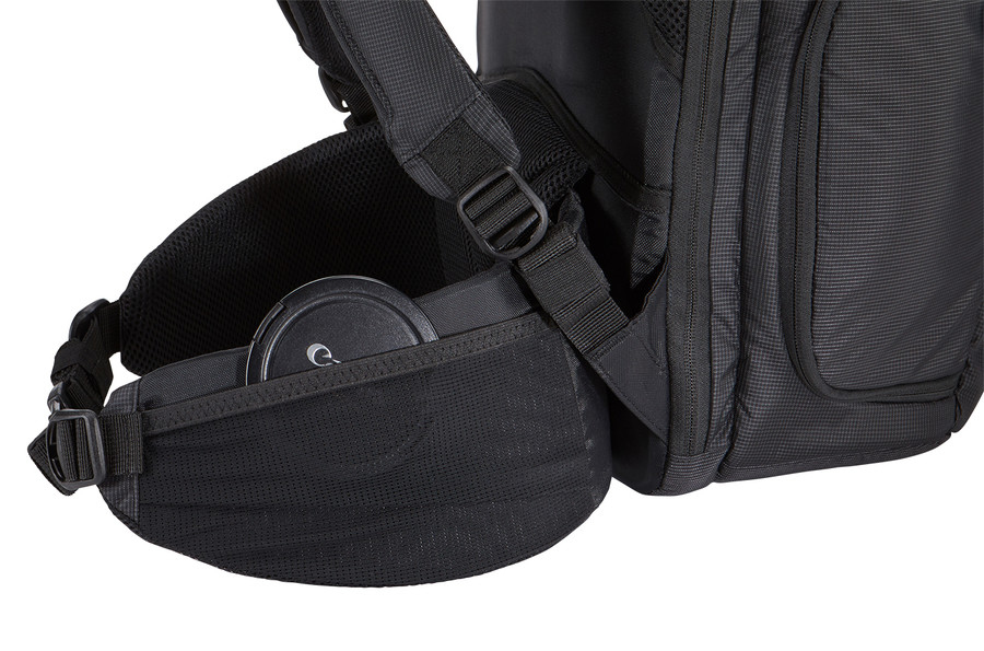 Camera-lens-tripod-tablet Backpack Black 15.6in thumbnail