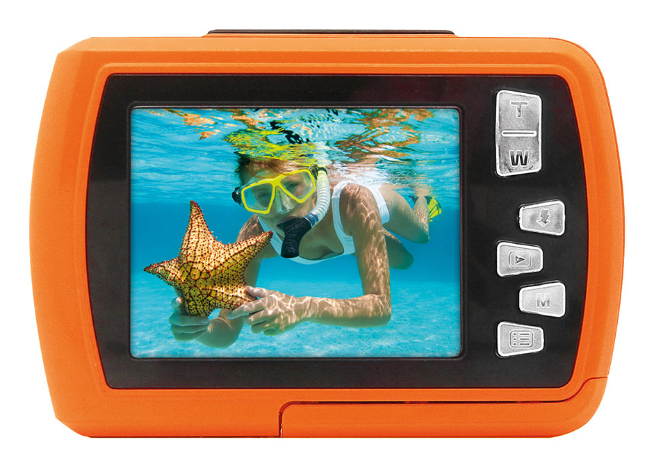 Easypix Aquapix W2024 Splash Orange - Digital Camera - 5 MP thumbnail
