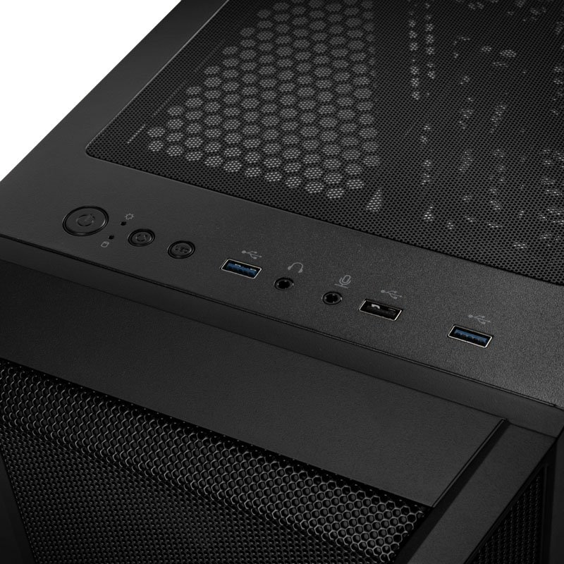 Citadel Mesh RGB Micro-ATX Case - Black thumbnail