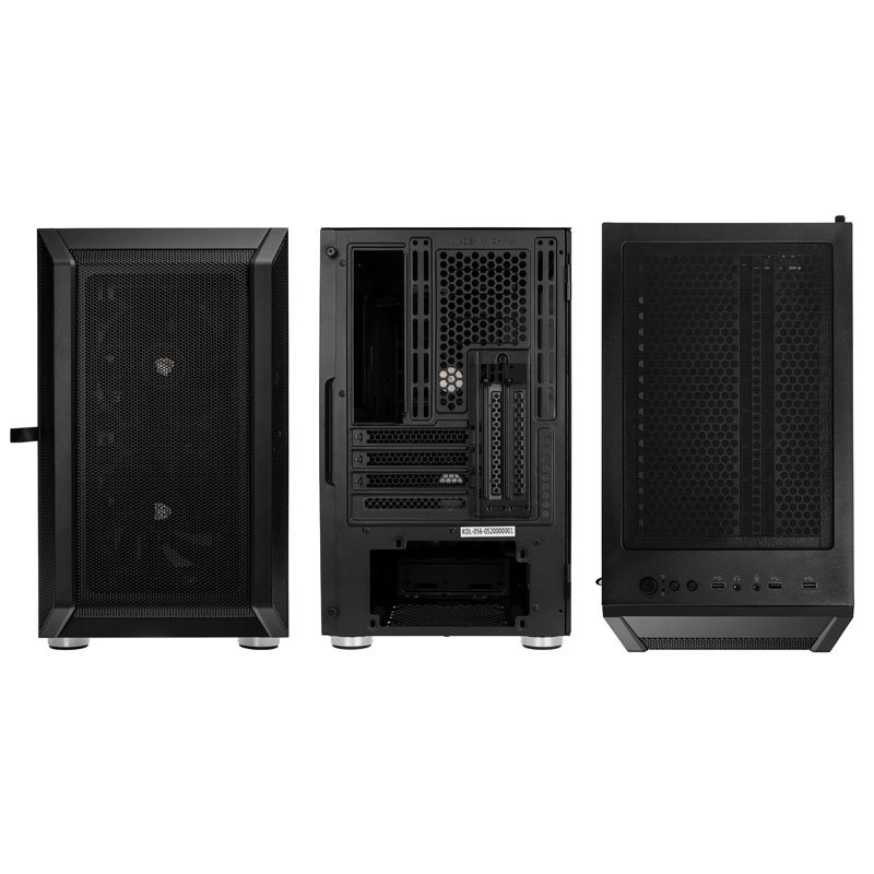 Citadel Mesh Micro-ATX Case - Black thumbnail