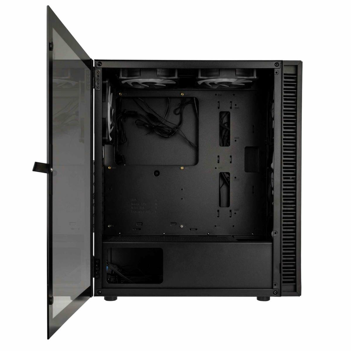 Observatory HF Mesh ARGB Midi Tower Case - Black thumbnail