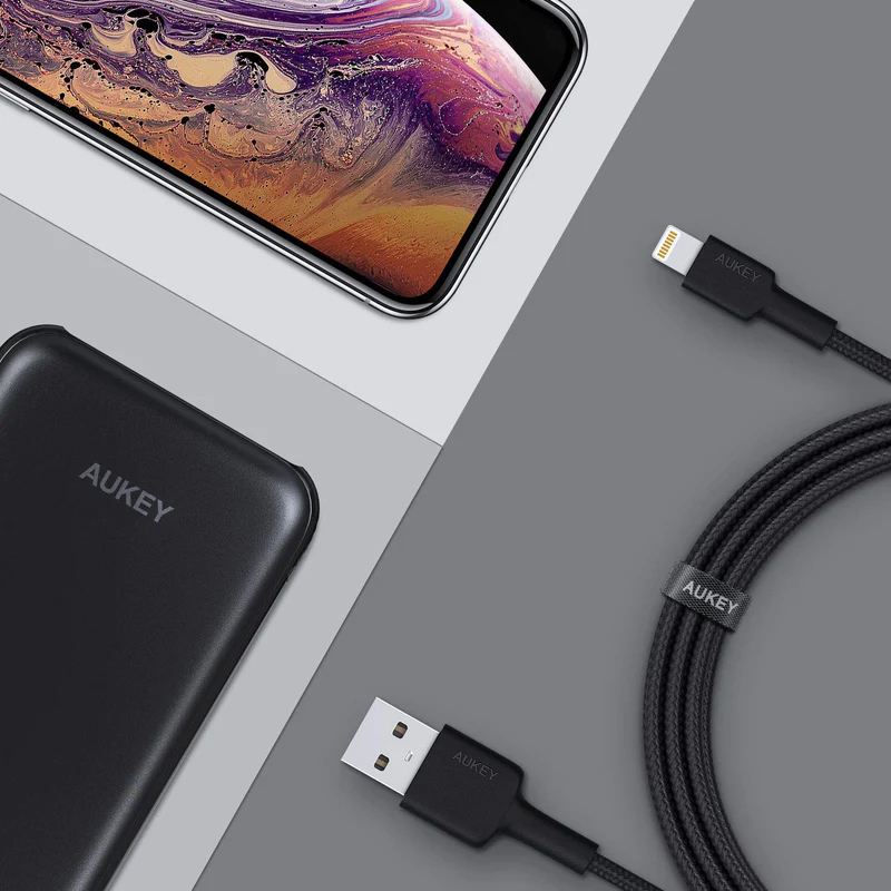 AUKEY CB-AL05 lightning cable 1 m Black thumbnail