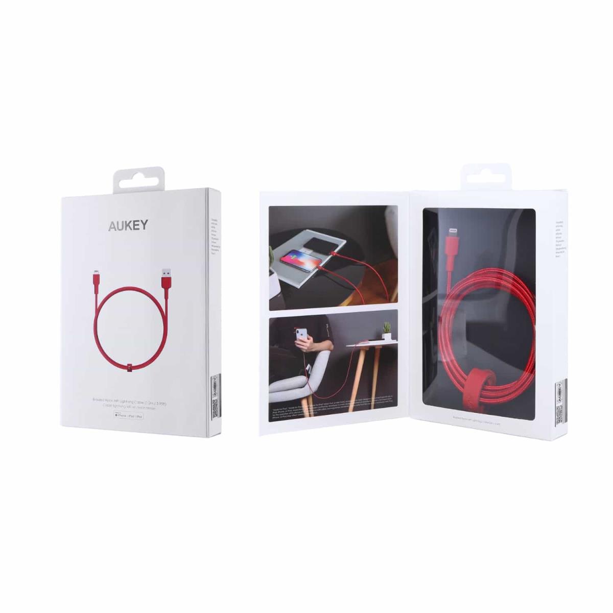 AUKEY MFI USB-A to Lightning Cable black CB-BAL3 - Cable - Digital thumbnail