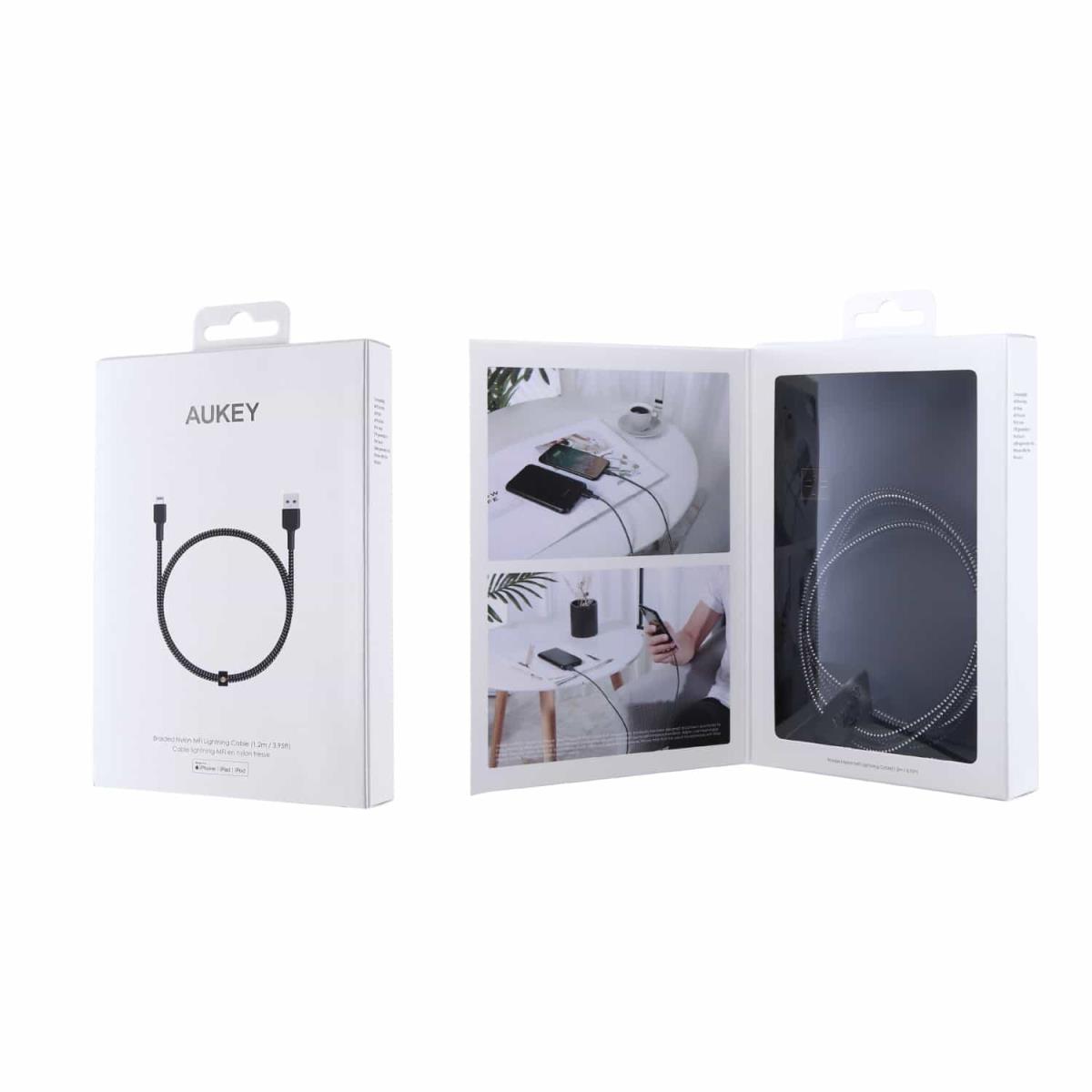 AUKEY MFI USB-A to Lightning Cable black CB-BAL3 - Cable - Digital thumbnail