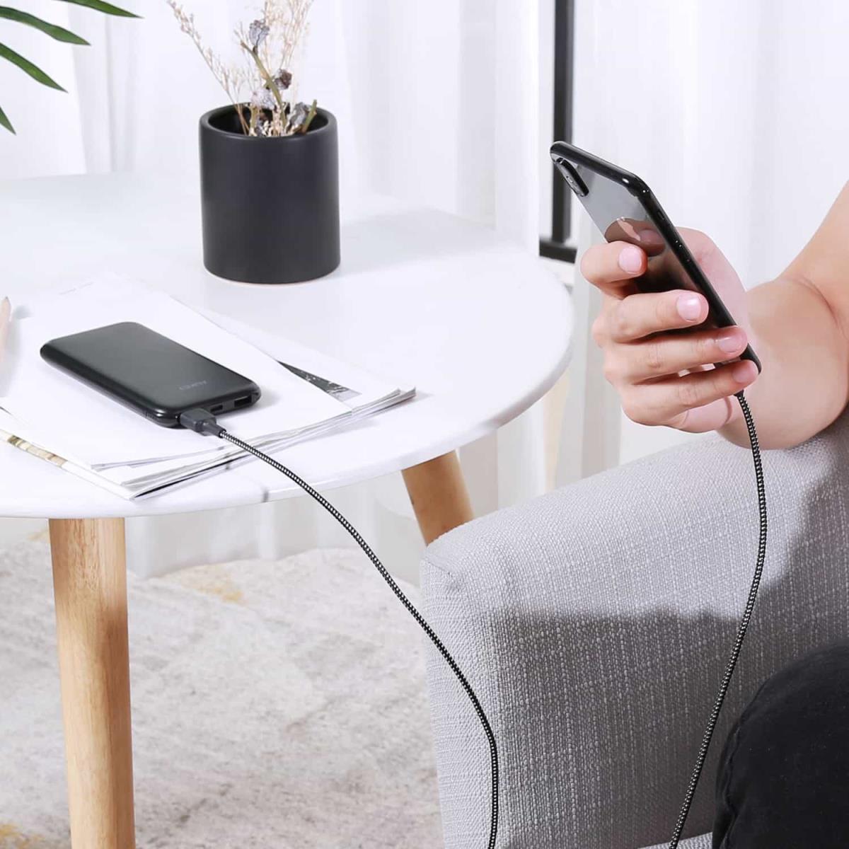 AUKEY MFI USB-A to Lightning Cable black CB-BAL3 - Cable - Digital thumbnail