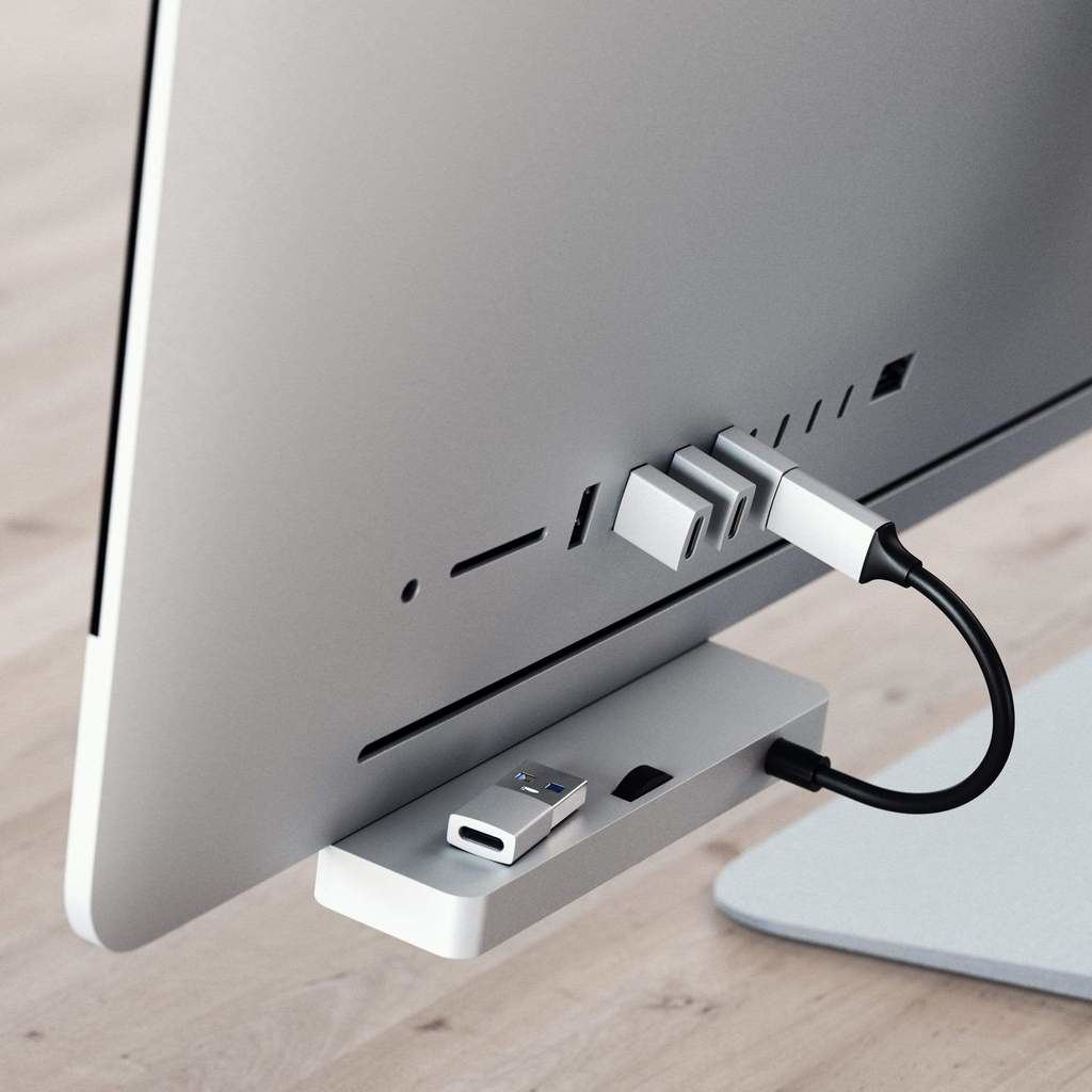 Type-A to Type-C Adapter -Silver thumbnail