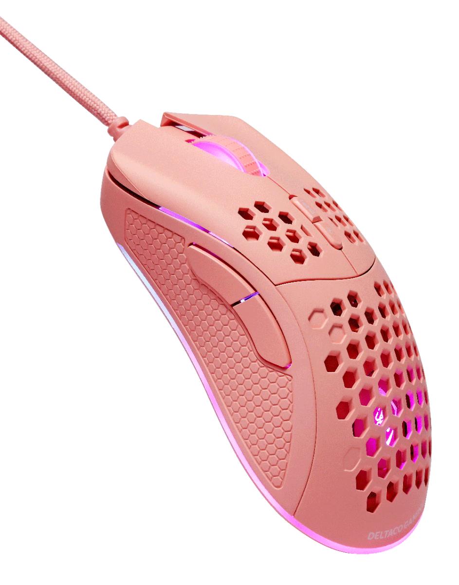 EU Product - Gaming Maus USB, RGB, pink thumbnail