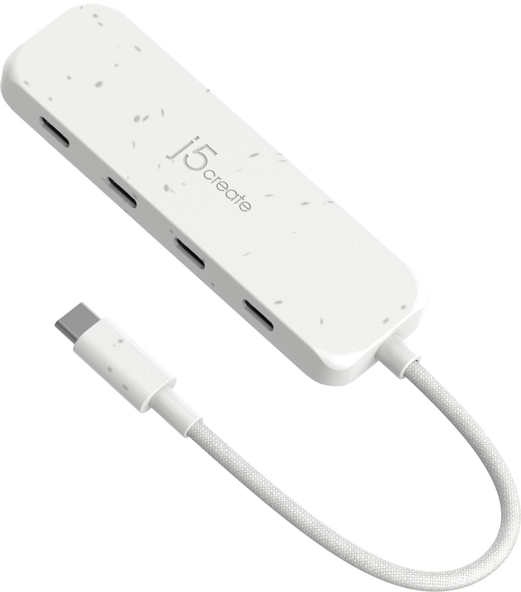 JCH345EW-N Eco-Friendly USB-C to 4-Port Type-C Gen 2 Hub thumbnail