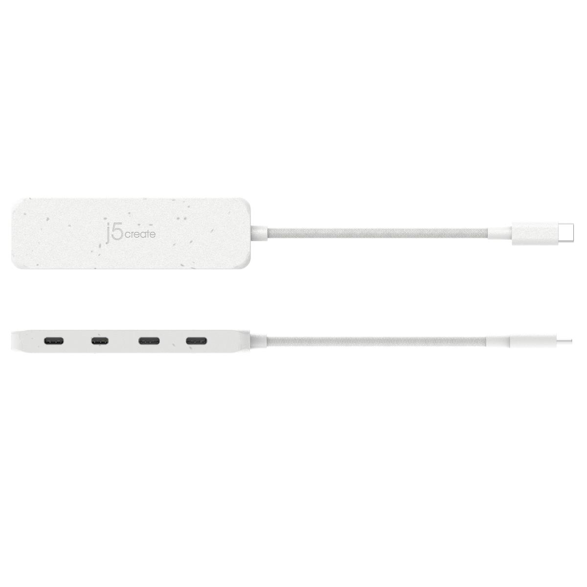 JCH345EW-N Eco-Friendly USB-C to 4-Port Type-C Gen 2 Hub thumbnail