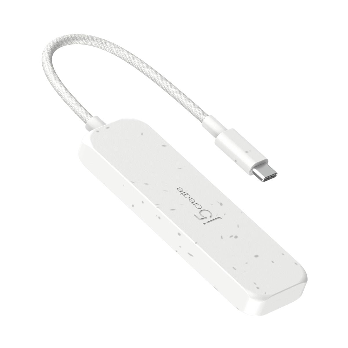 JCH341EW-N Eco-Friendly USB-C to 4-Port Type-A Gen 2 Hub thumbnail