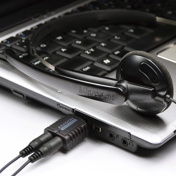Axagon ADA-17 audio card 2.0 channels USB thumbnail