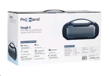 EU Product - ProXtend Rough X Stereo portable speaker Black 34 W thumbnail