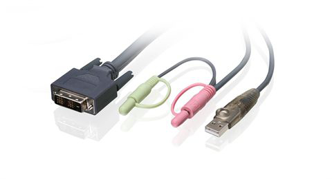 iogear G2L7D02U KVM cable 1.8 m Black thumbnail