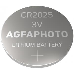 EU Product - AgfaPhoto Batterie Knopfzelle CR2025 3.0V Lithium       1St.