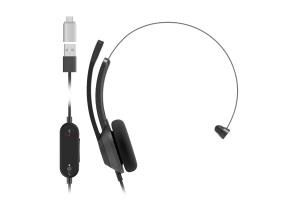 Cisco Headset 321 - Headset - on-ear - wired - USB-A - carbon black