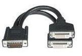 EU Product - DMS-59 auf 2x DVI-I - Adapter - Digital/Display/Video