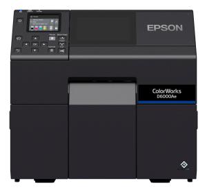 EU Product - ColorWorks D6000 dye inc, cutter, disp., USB, Ethernet, black