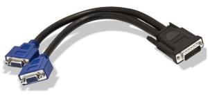 EU Product - LFH60 auf 2x VGA - Cable - Digital/Display/Video