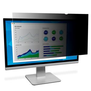 PF240W1B 3M Privacy Filters keep confidential information private. Only persons directly in front of the monitor can see the image on screen; others on either side of them see a darkened screen. Designed to fit widescreen desktop LCD monitors with a diagonally measur