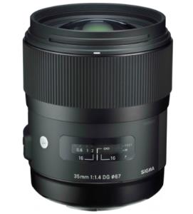 35mm f/1.4 DG HSM Wide Angle Telephoto Lens for Canon EF Mount